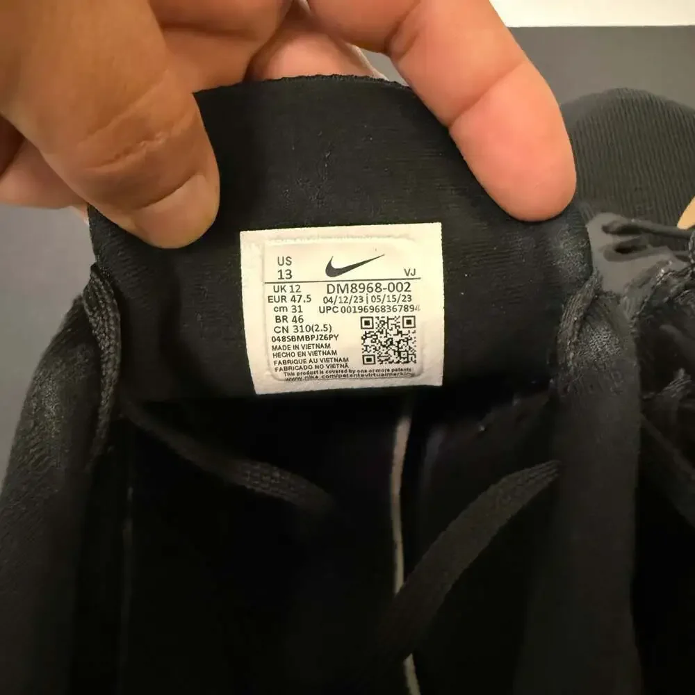 Nike Zoom‎ Fly 5 Men's Road Running Shoes Black Metallic Gold DM8968-002 Size 13